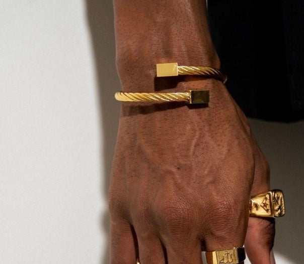 Men cuff bangle bracelet