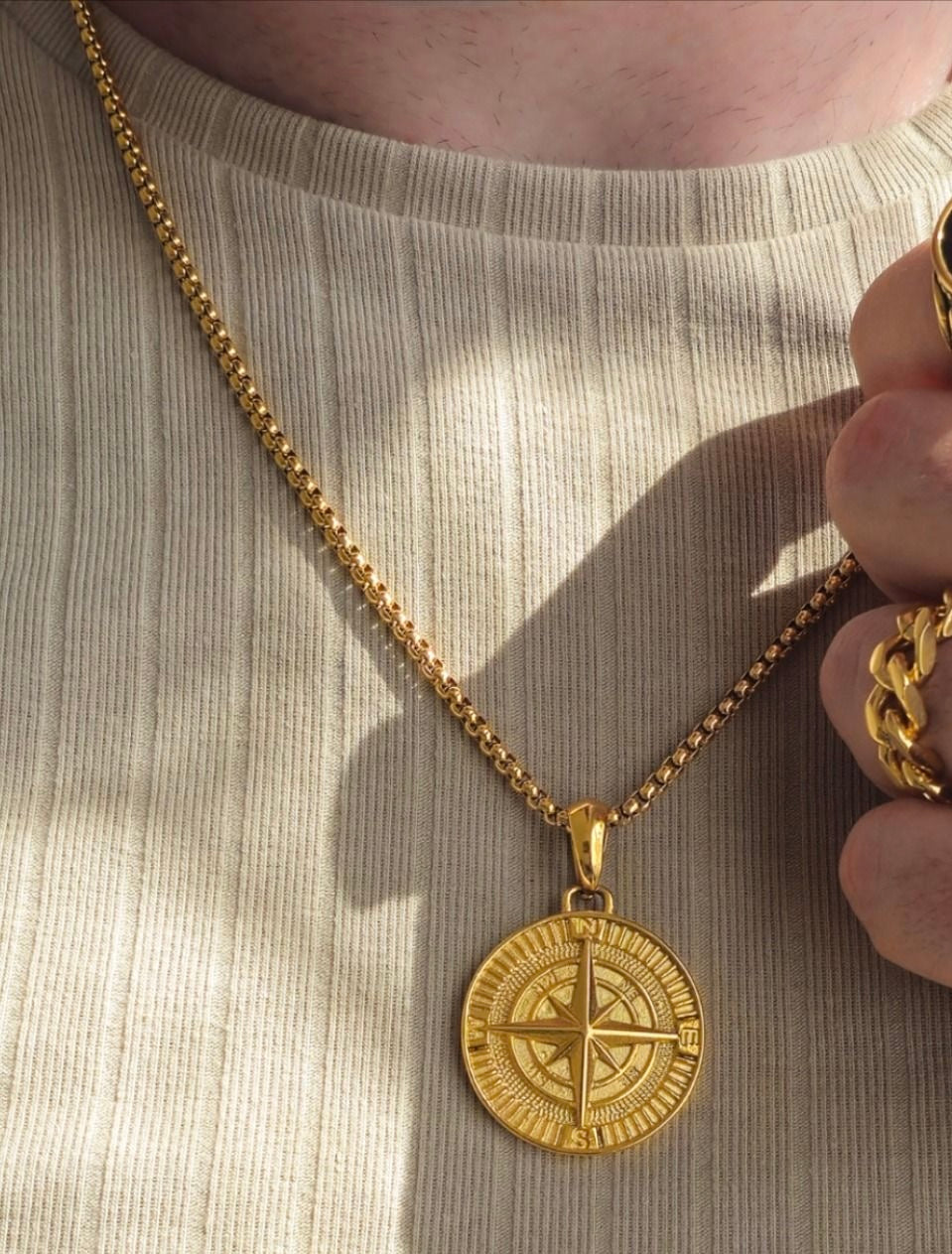 Compass necklace