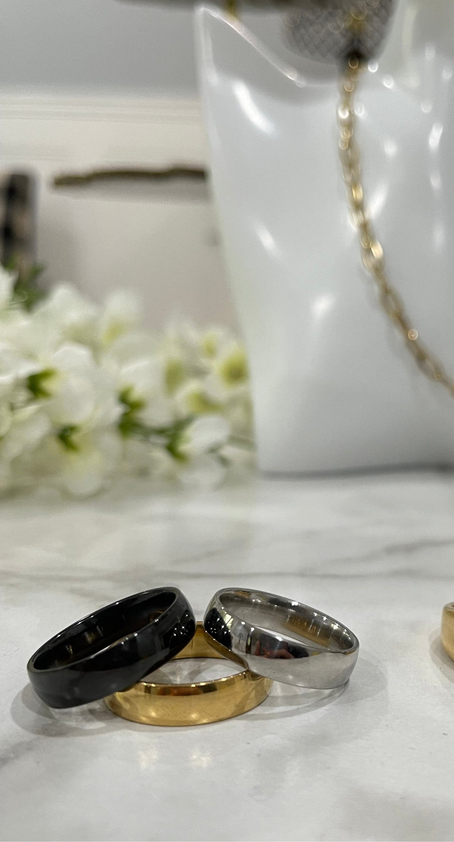 Classic band unisex ring