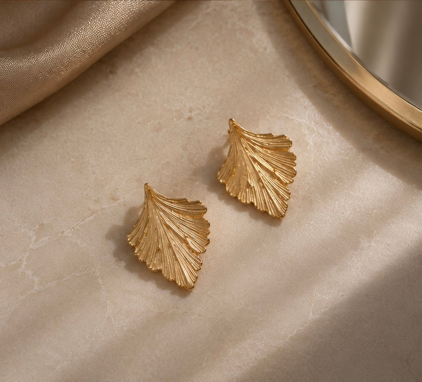 Ginkgo earrings