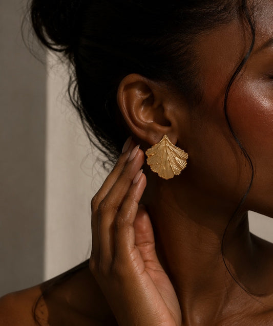 Ginkgo earrings