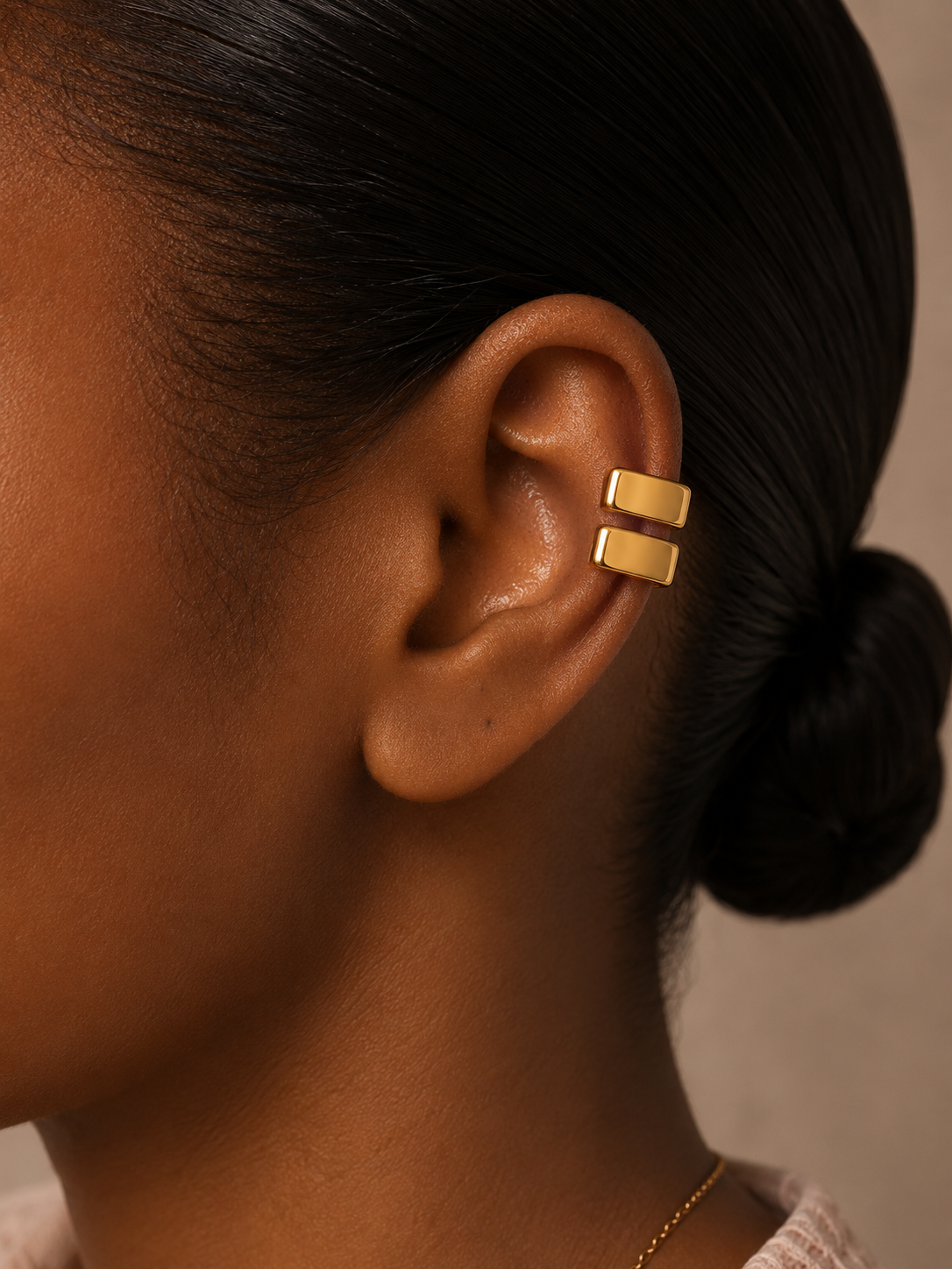 Square ear cuff