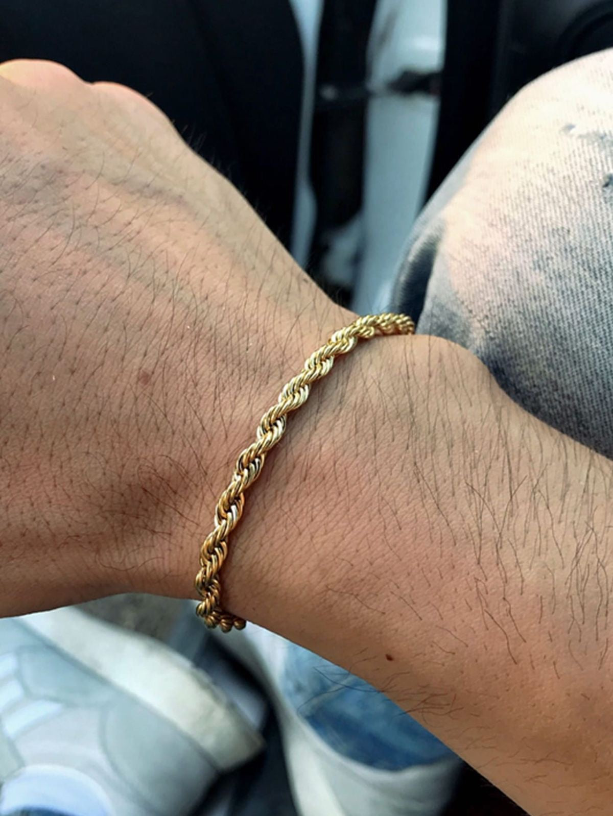 Rope chain bracelet